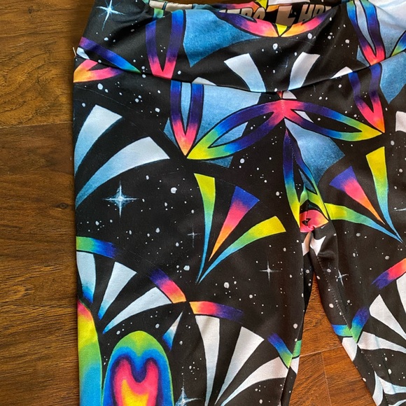 ElectroThreads Psychedelic Eye Rainbow Leggings - Picture 3 of 5